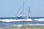 Daedalus 1. From the beach at Orange Beach, Alabama. 
These photos taken by Ben Farrar my Grandson. June, 2012.