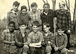 1e. 1947  The Pioneers St. Agatha football team. Two orphan asylums from the 3rd thru 8th grade. It was laundry day and we just changed shirts with...