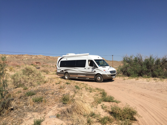 R/V Ho-pe Less in Mohave Desert