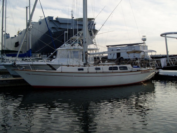 Another Port View - These pics are before she gets hauled for a new bottom and other things I am going to do to her...  By next spring, she will be perfect...