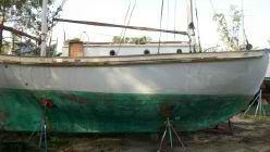 Currently (3/12) Listed on Yachtworld as:
"Phaye is a 1977 hand laid fiberglass Tahiti Ketch, built at San Diegos Dreadnaught factory. She has a Sabb 10hp motor, carries 10 gallons of fuel and 60 gallons of water".