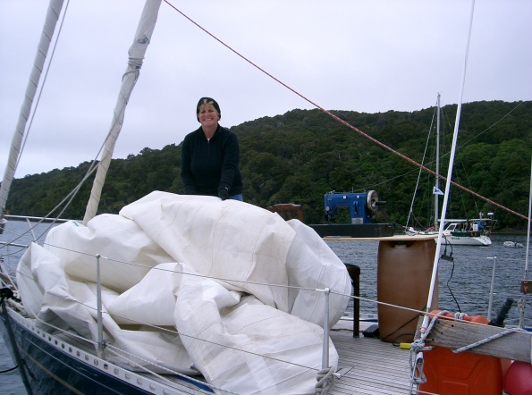 Stewart Island sail repair