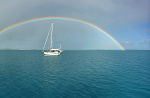 At anchor in Tongatapu.