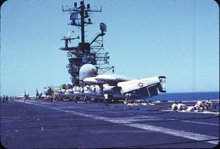 1971 Swim Call aboard the USS Intrepid in the Mediterranean Sea