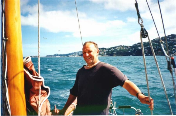 sailing in Evans Bay