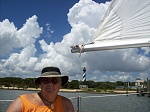 Great picture of the lighthouse and the old Capt.