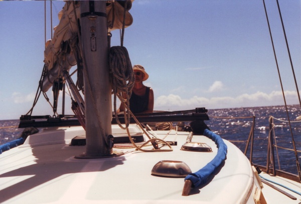 blue water right off Diamondhead