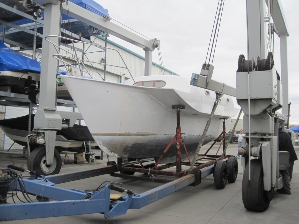 lifting the hull