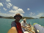 Dinghy ride around Nara Inlet, Whitsunday Island group, Queensland Australia.