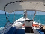 Approaching Cayo Herradura