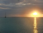 Cayo Herradura-anchored-sunset