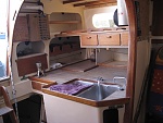 Stbd. side galley