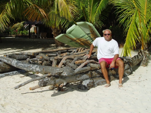 Original Cast Away  raft on Malolo Island, Fiji